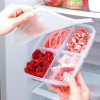 Wadah Kontainer Makanan 4 Sekat ada Tutup Dapat Disusun