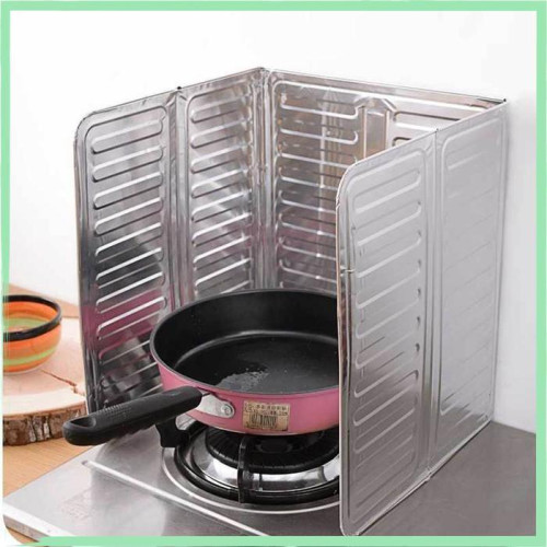 Pelindung Kompor Anti Cipratan Aluminium Foil Sekat Masak Dapur