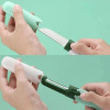 Pisau Peeler 2 in 1 Ada Penutup Alat Potong Pengupas Buah Sayur Travel Portable
