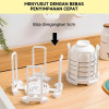 Rak Pengering Mangkok Susun Plastik Bowl Holder