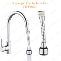 Keran Sambungan Kran Air Turbo Flex 360 Derajat Dapur Wastafel