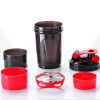 Spider Botol Minum 600 ml Smart Shaker Bottle 2 Container 1 Pill Box