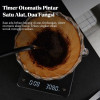 Timbangan Kopi Premium Digital 3 Kg Dual Power Silicon Pad Hitam