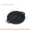 Wajan Panggang Grill Pan BBQ Korean Barbeque Anti Lengket