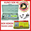 Kenmaster Kunci Sok 40 Sockets Socket Wrench Set 40pcs 40 Pcs