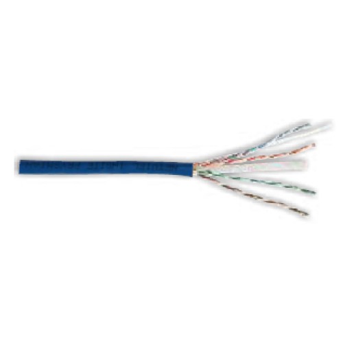 NETVIEL CAT6 UTP Cable with PVC Jacketing DARK BLUE COLOR
