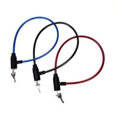 GemGembok Sepeda Bicycle Lock Kunci Motor Helm Pagar Panjang 65cm