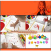 Washable Paint Pad 18cm Finger Stamp 13 in 1 Tinta Kerajinan Tangan