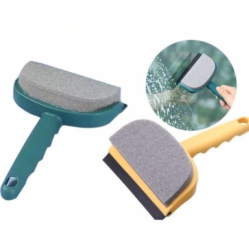 Alat Pembersih Kaca Wiper Sponge 2 in 1 Jendela Kamar Mandi Dapur Mobil