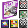 Mainan Papan Magnet 5 Macam 5 in 1 Magnetic Board Game