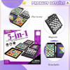 Mainan Papan Magnet 5 Macam 5 in 1 Magnetic Board Game