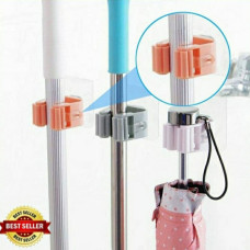 Gantungan Sapu Pel 1 Slot Mop Holder Serbaguna