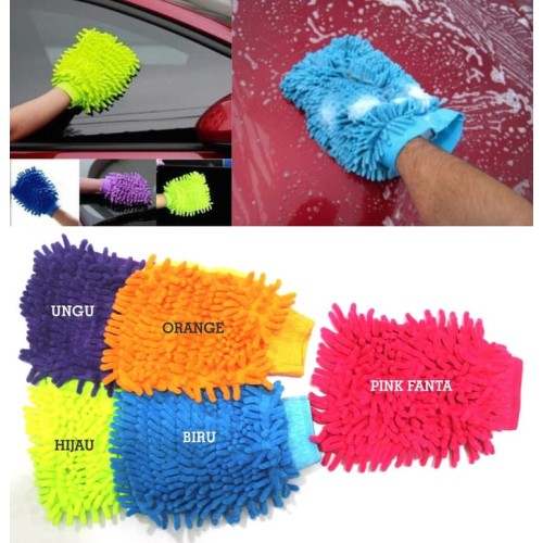 Lap Sarung Tangan Microfiber Peralatan Kebersihan