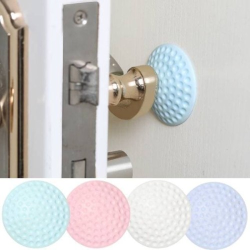 Alat Pengaman Pintu Bulat Bahan Karet Diameter 5cm
