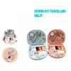 Sewing Kit Bulat Travel Set Perlengkapan Jahit Mini