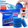 Tablet Sabun Pembersih Penyegar Toilet Biru Bulat isi 10 Pcs