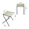 Kursi Lipat Mini Portable Outdoor Bangku Lipat Pendek Alumunium